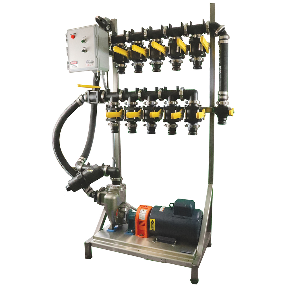 deicing liquid transfer pump system