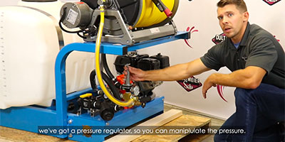 Space Saver Skid Turf and Lawn Sprayer